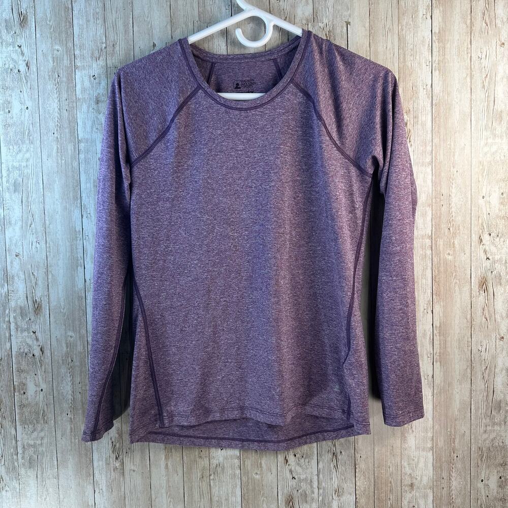 Eastern Mountain Sports Techwick Women size XS Purple Crew Neck Athleisure